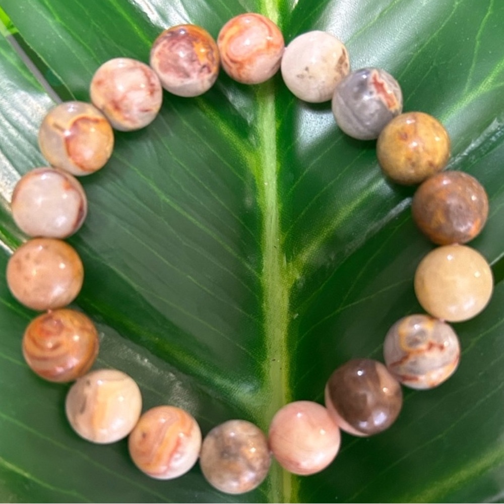 chunky ancient agate bracelet